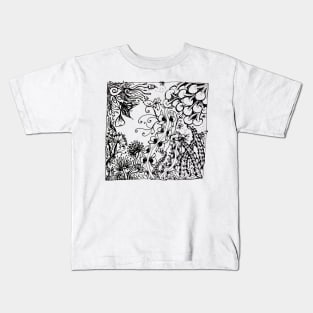 Wild Flower Garden Kids T-Shirt